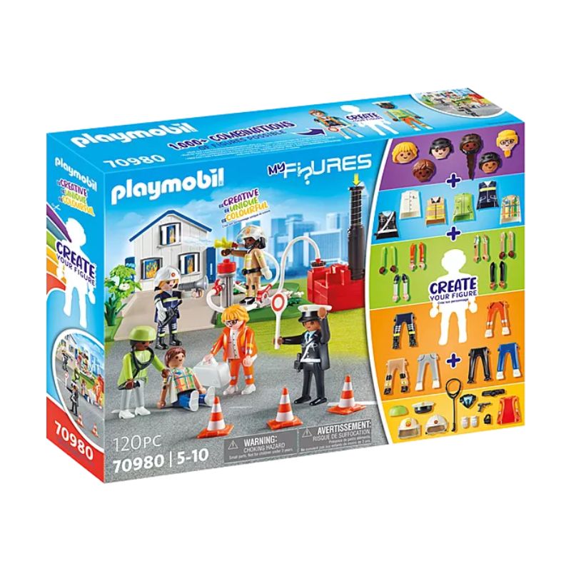PLAYMOBIL MY FIGURES - RESCUE MISSION FIRE