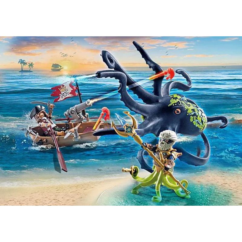 PLAYMOBIL PIRATES - BATTLE WITH THE GIANT OCTOPUS