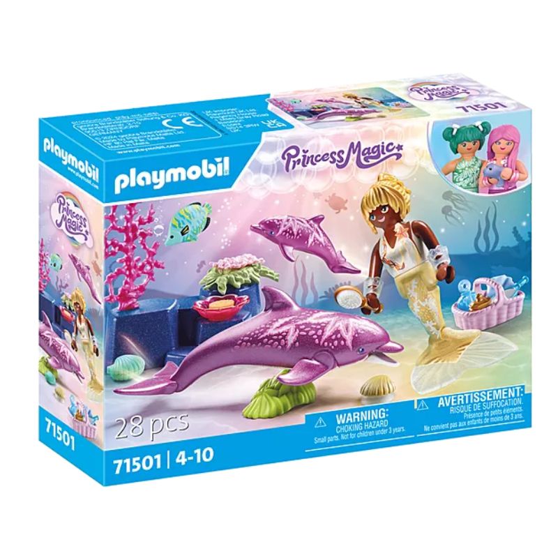 PLAYMOBIL PRINCESS MAGIC - MERMAID WITH DOLPHINS