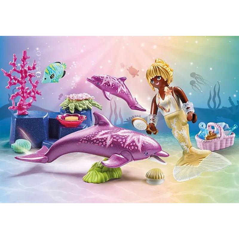 PLAYMOBIL PRINCESS MAGIC - MERMAID WITH DOLPHINS