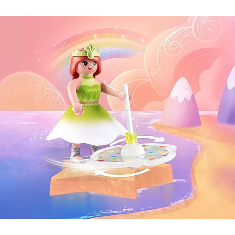PLAYMOBIL PRINCESS MAGIC - RAINBOW SPINNING TOP WITH PRINCESS