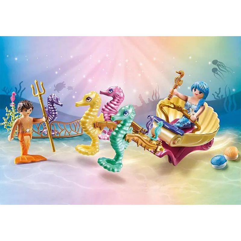 PLAYMOBIL PRINCESS MAGIC- MERMAID SEAHORSE CARRIAGE