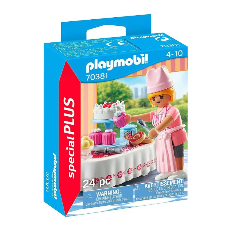 PLAYMOBIL SPECIAL PLUS - BAKER WITH DESSERT TABLE