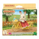 SYLVANIAN ES CHOCOLATE RABBIT GIRL'S CYCLING RIDE