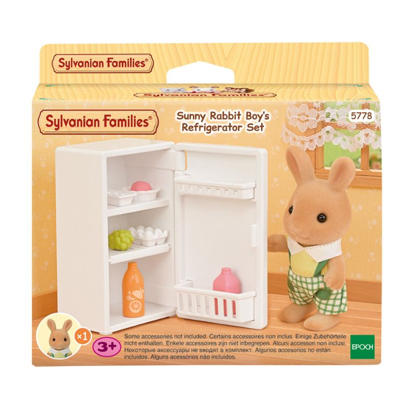 SYLVANIAN ES SUNNY RABBIT BOY'S REFRIGERATOR SET