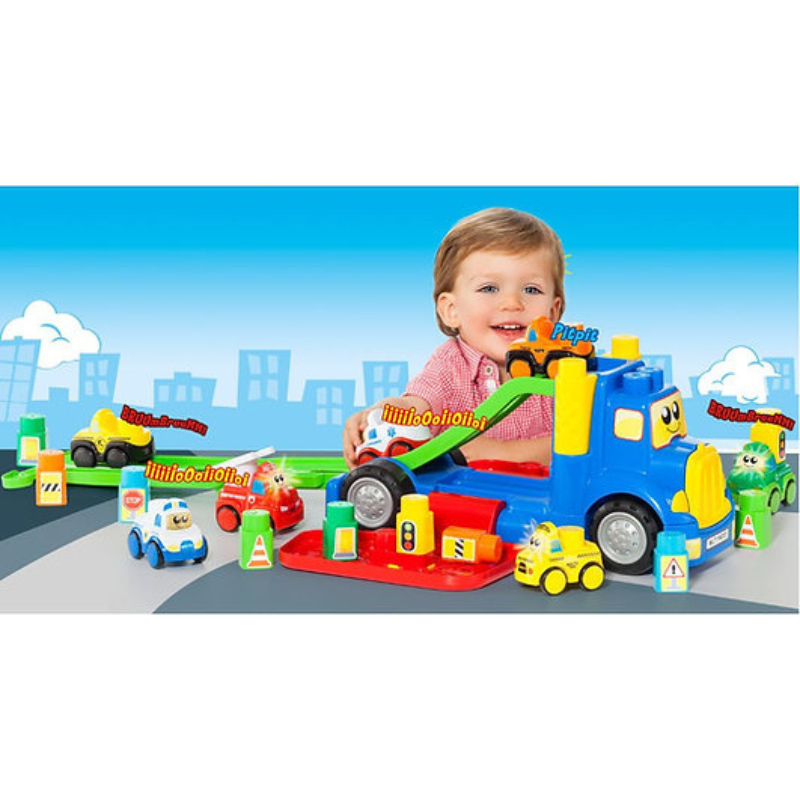 MOLTO TRUCK + 10 BLOCKS + 1 CAR