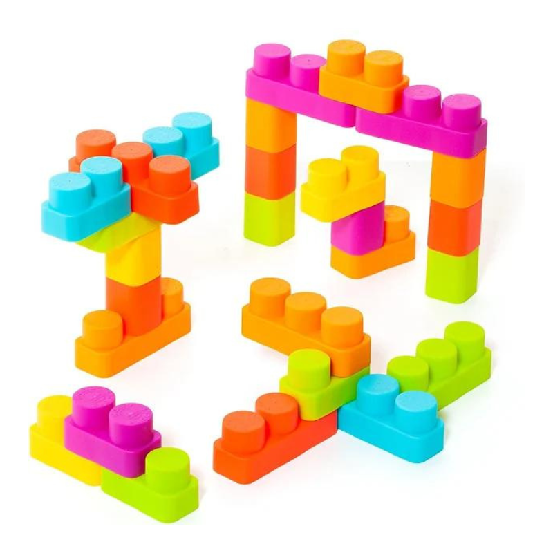 MOLTO WAGON BLOCKS PINK