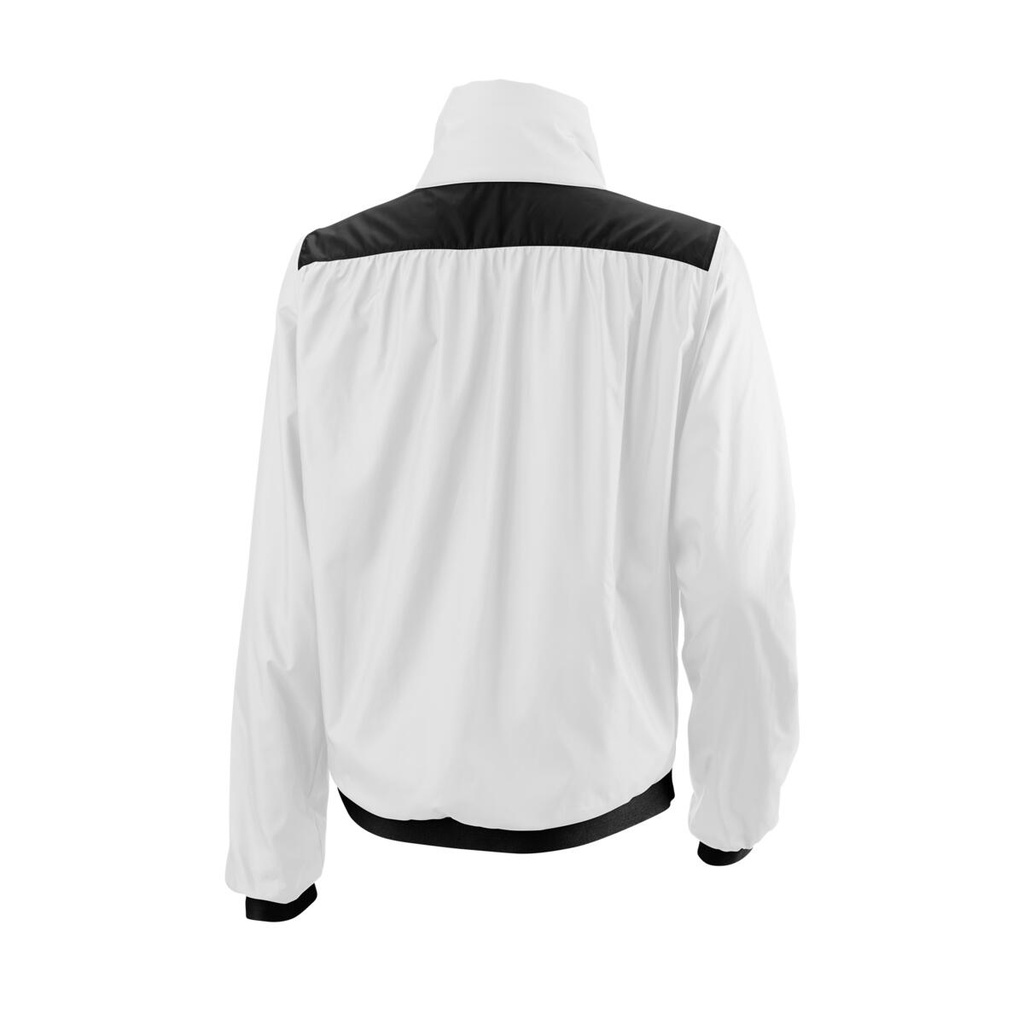 GO TO WVN FZ JACKET W WH/BK