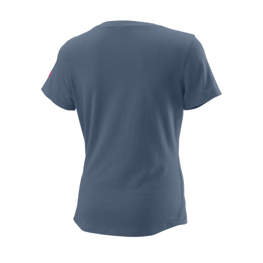 LOVE EARTH TECH TEE W CHINA BLUE