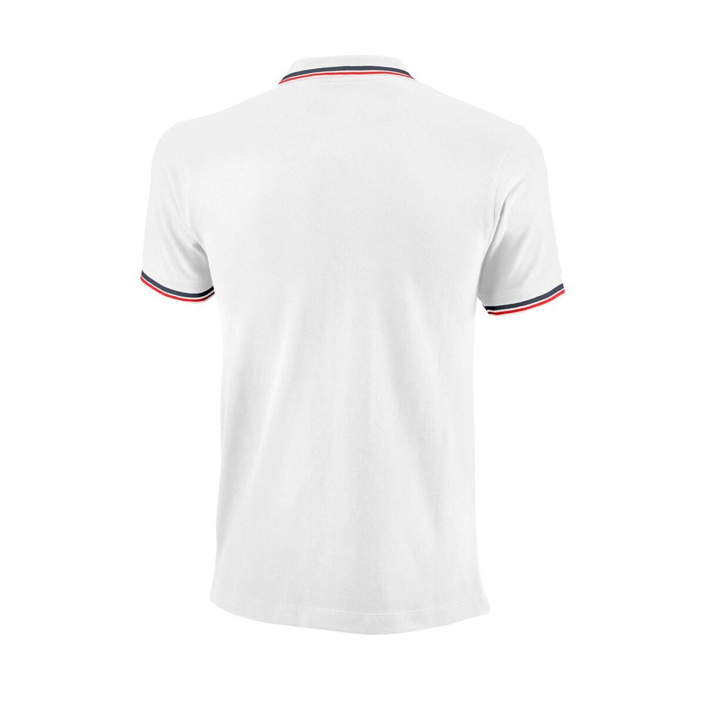 M CHI CTN PIQUE POLO-SLIMFIT WH