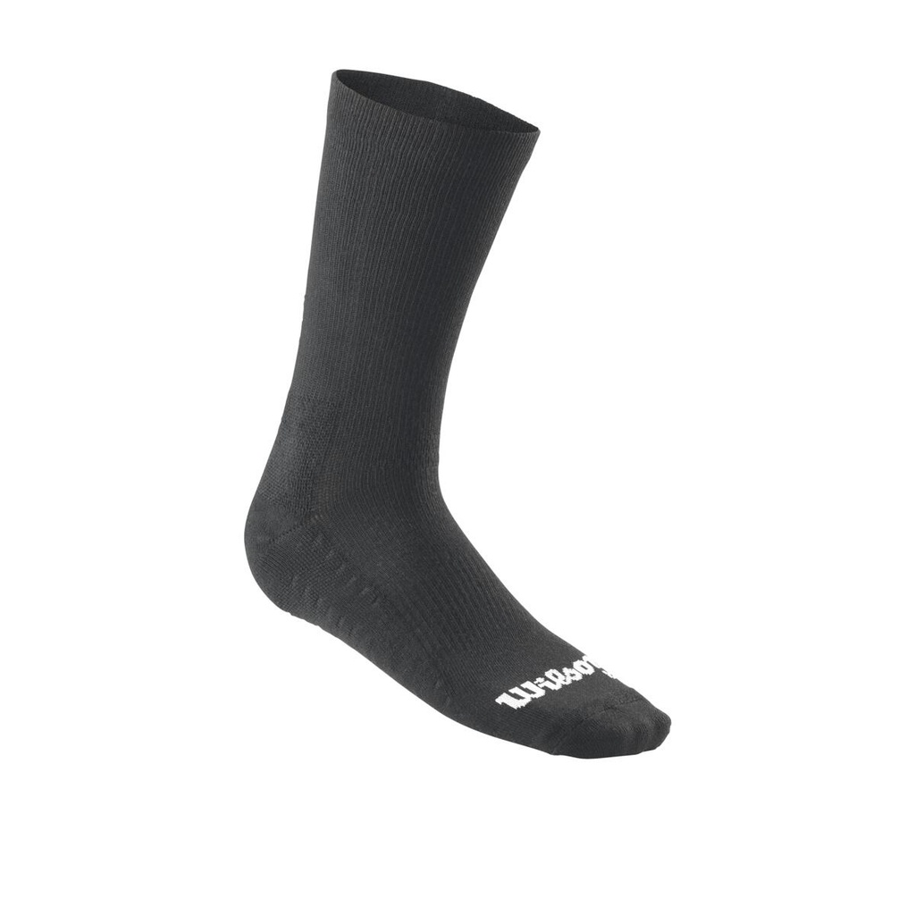 M RUSH PRO CREW SOCK 1PR/PK Bk/Wh