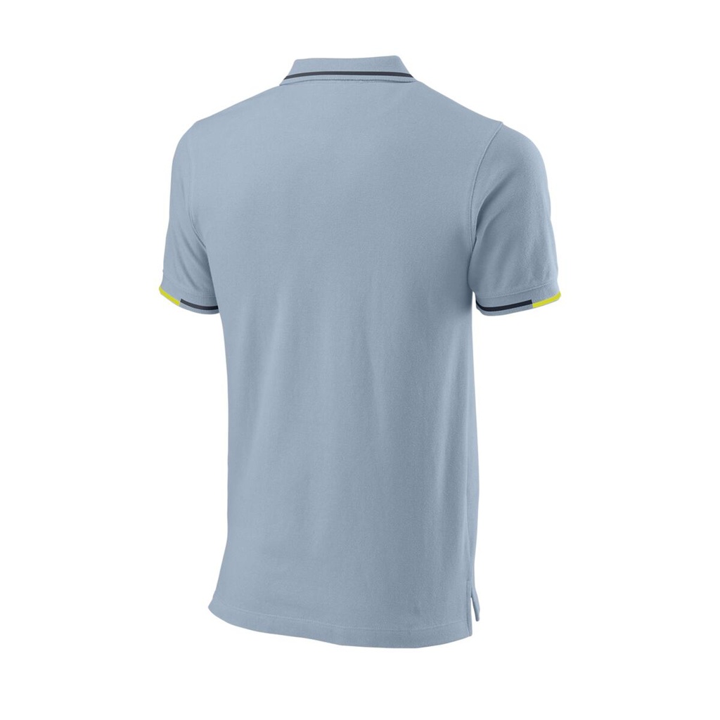 SCRIPT ECO CTN POLO-SLIMFIT BLUE FOG