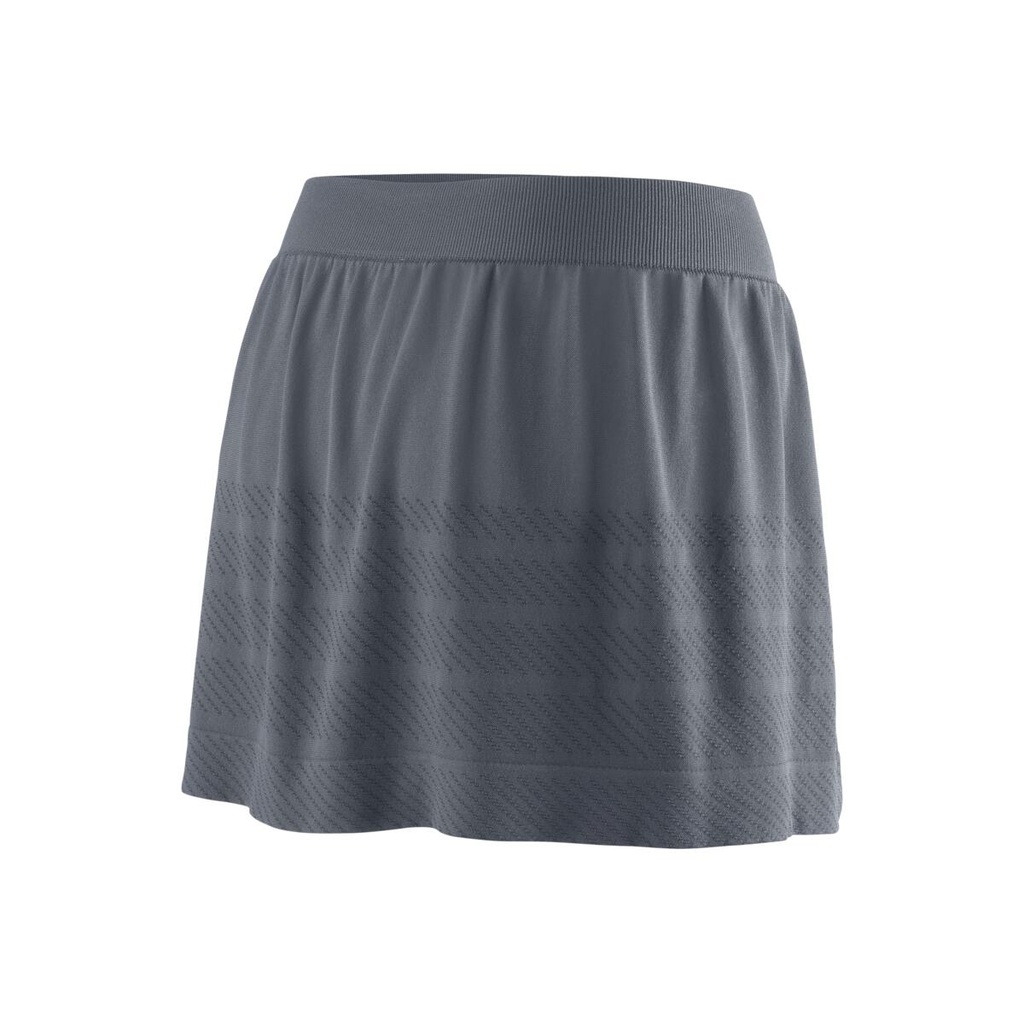 W PWR SMLS2.5 SKIRT DK GREY