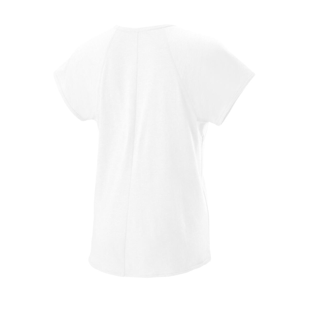 W TRAINING V-NECK TEE WH