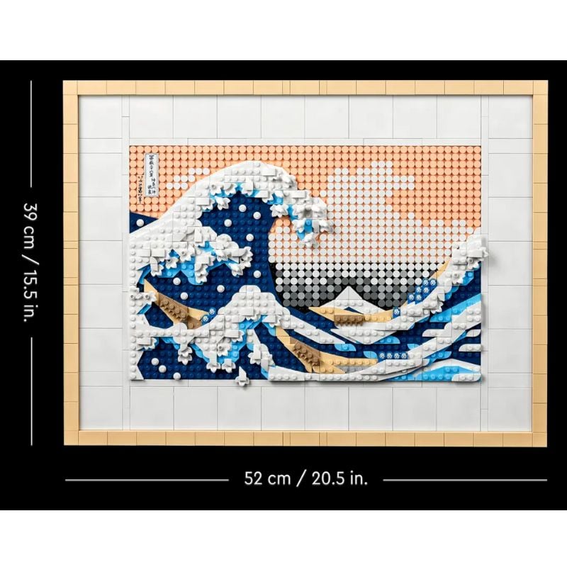 LEGO ART - HOKUSAI-THE GREAT WAVE