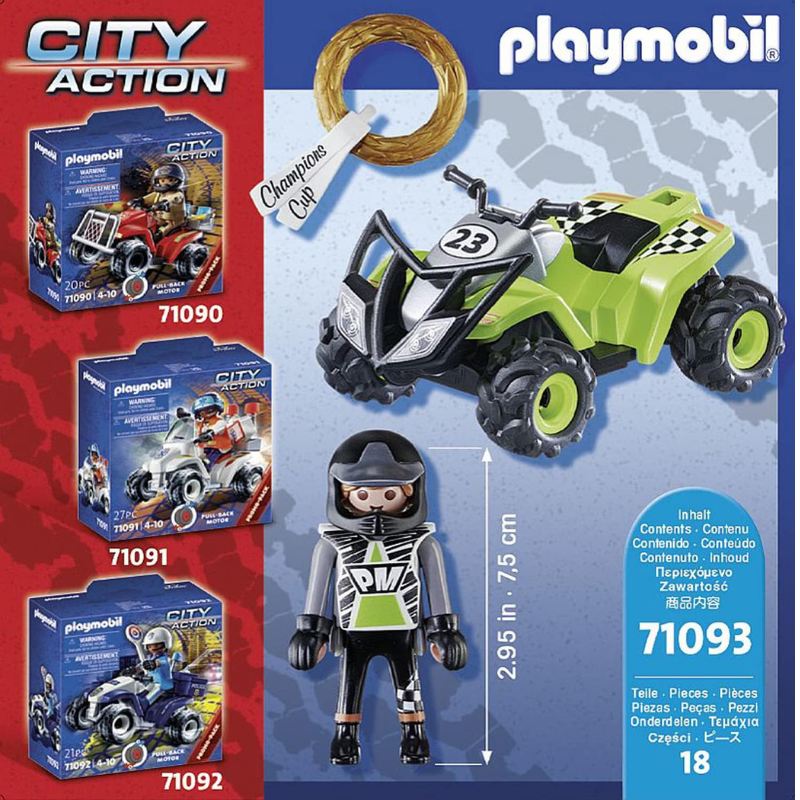 PLAYMOBIL CITY ACTION - ACTION RACING QUAD