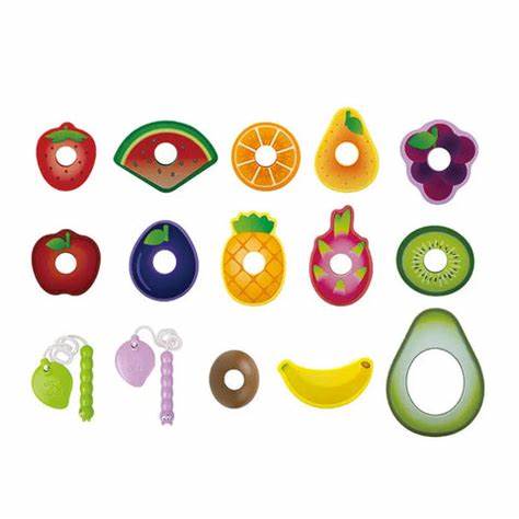 HAPE EARLY EXPLORER WOODEN CATERPILLAR FRUIT FEAST SET
