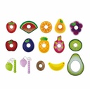 HAPE EARLY EXPLORER WOODEN CATERPILLAR FRUIT FEAST SET