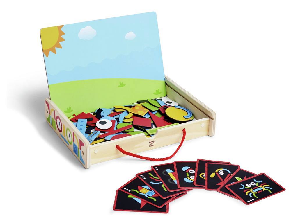 HAPE EARLY EXPLORER WOODEN MAGNETIC ART BOX