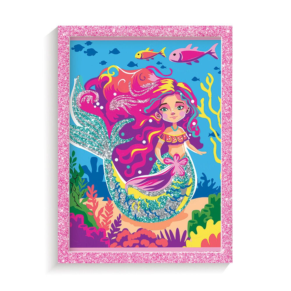 PAINT & FRAME MYTHICAL MERMAID