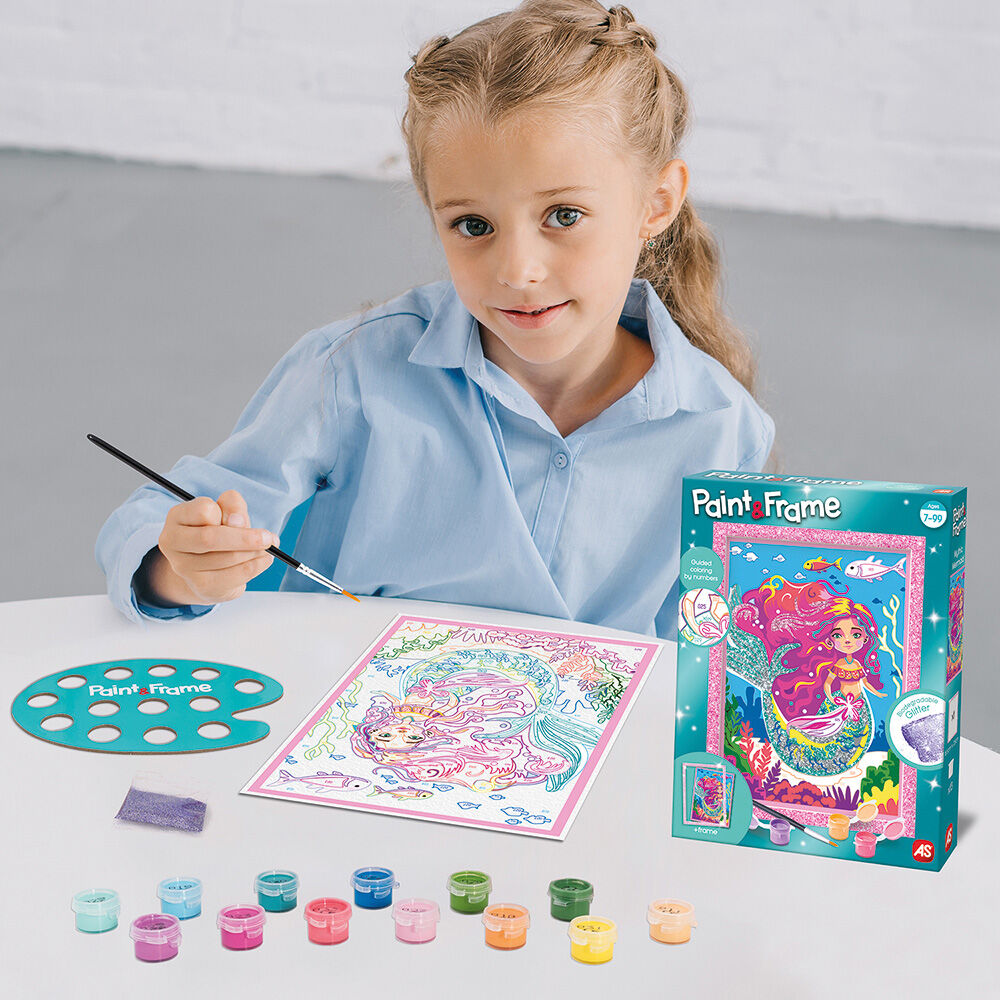 PAINT & FRAME MYTHICAL MERMAID