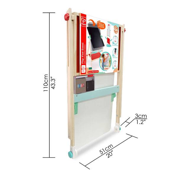 HAPE EARLY EXPLORER ΞΥΛ.ΠΙΝΑΚΑΣ FLIP FLAT EASEL