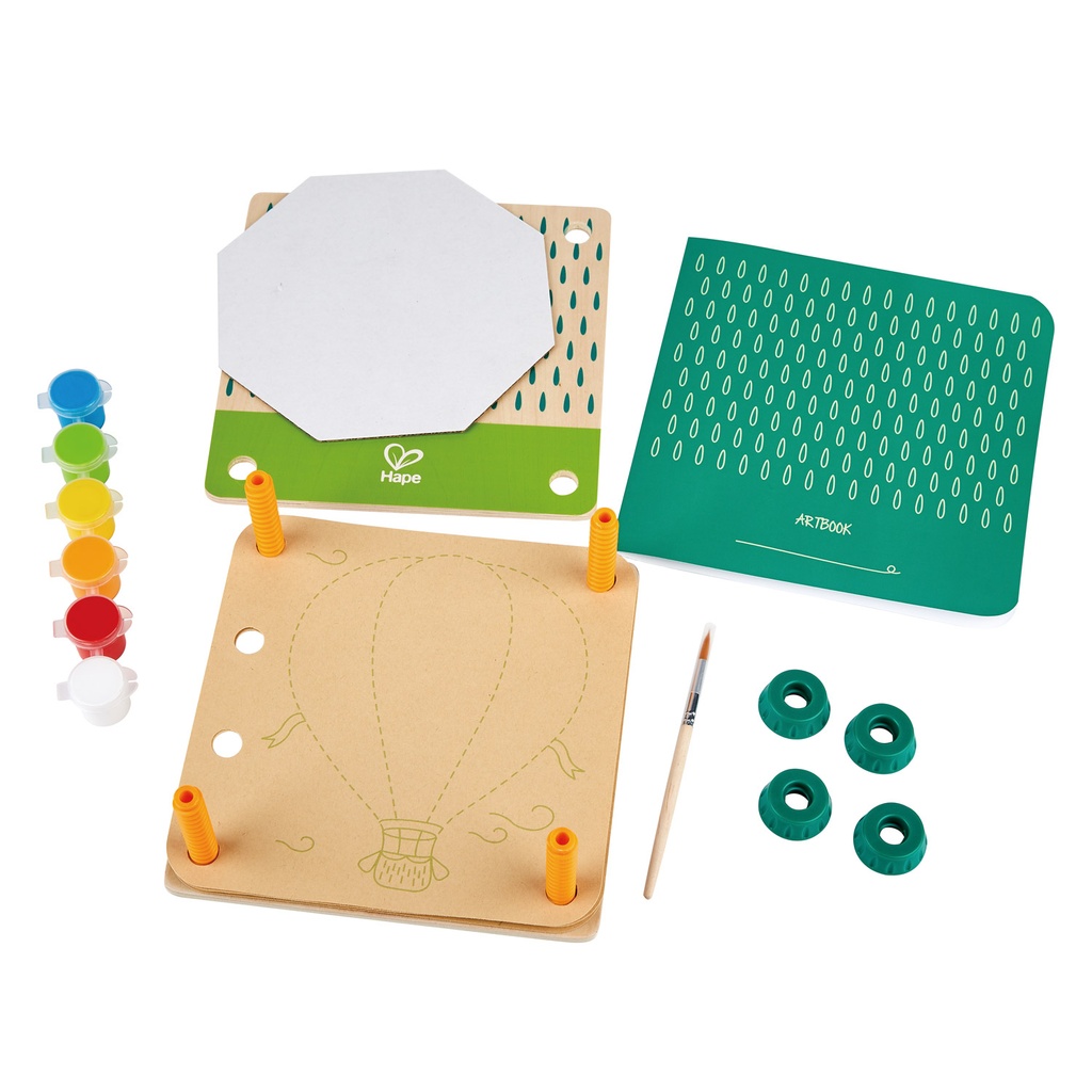 HAPE EARLY EXPLORER ΞΥΛ.ΣΕΤ FLOWER PRESS DYI