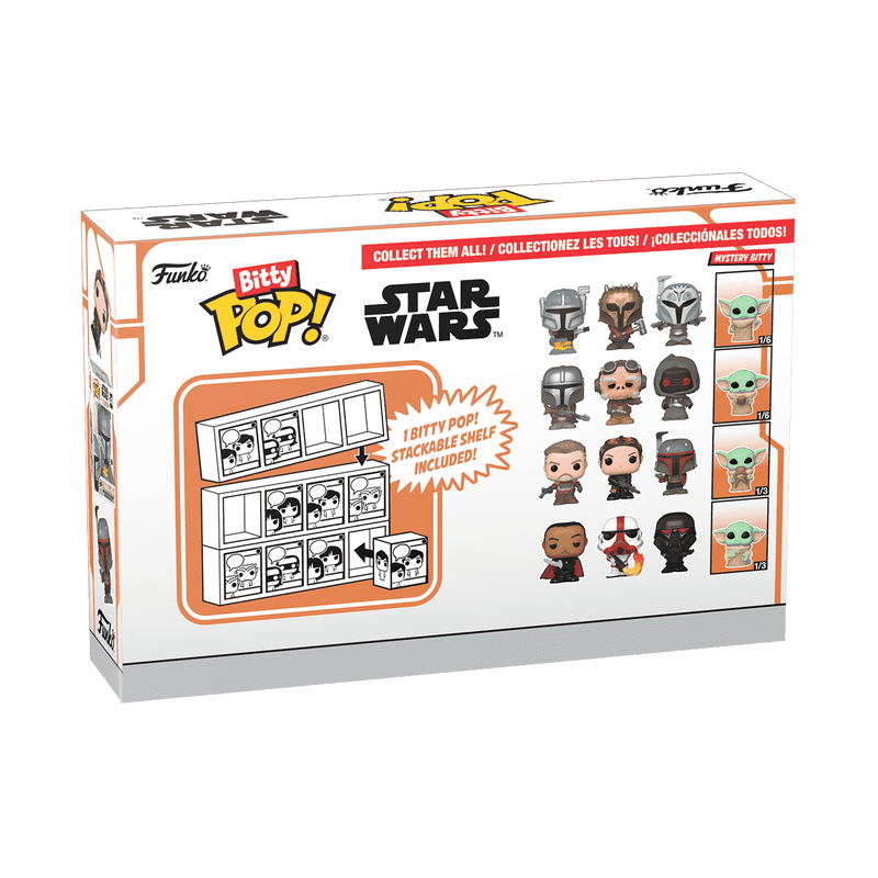 FUNKO BITTY POP! 4-PACK: STAR WARS - THE MANDALORIAN VINYL FIGURES