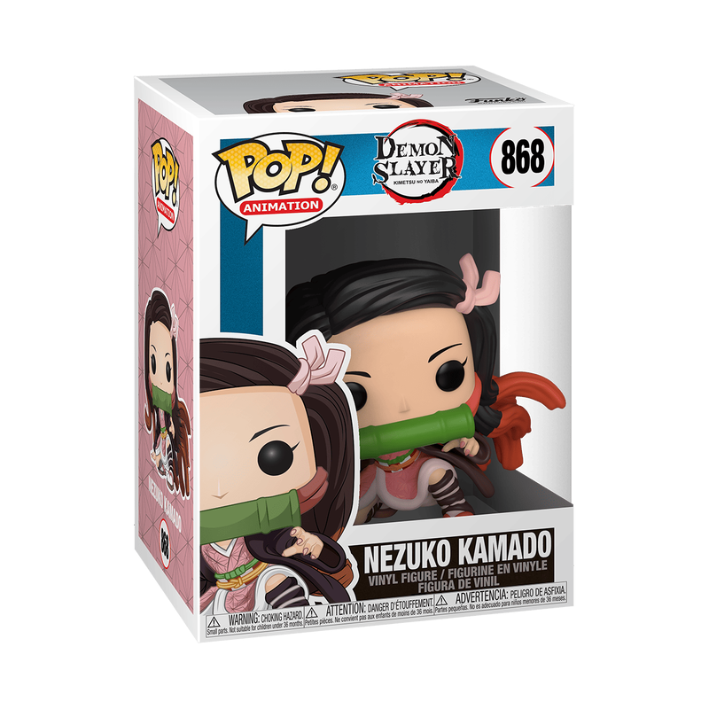 FUNKO POP! ANIMATION: DEMON SLAYER KIMETSU NO YAIBA - NEZUKO KAMADO #868 VINYL FIGURE