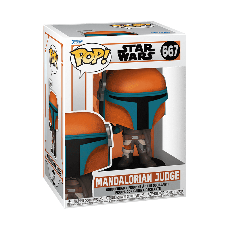 FUNKO POP! DISNEY STAR WARS: THE MANDALORIAN - MANDALORIAN JUDGE #667 BOBBLE-HEAD VINYL FIGURE