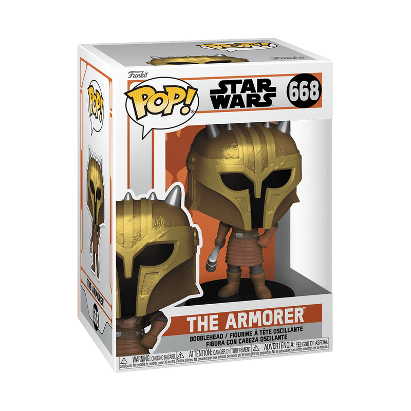 FUNKO POP! DISNEY STAR WARS: THE MANDALORIAN - THE AMORER #668 BOBBLE-HEAD VINYL FIGURE
