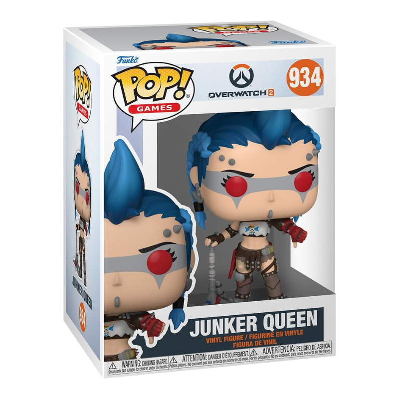 FUNKO POP! GAMES: OVERWATCH 2 – JUNKER QUEEN #934 VINYL FIGURE