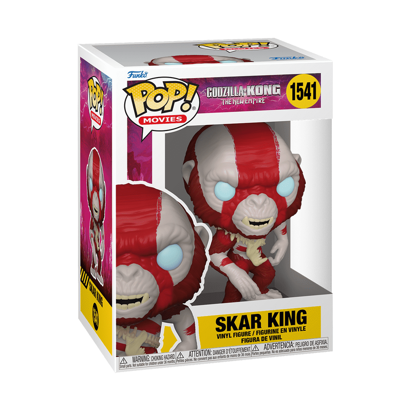 FUNKO POP! MOVIES: GODZILLA VS. KONG: THE NEW EMPIRE - SKAR KING #1541 VINYL FIGURE