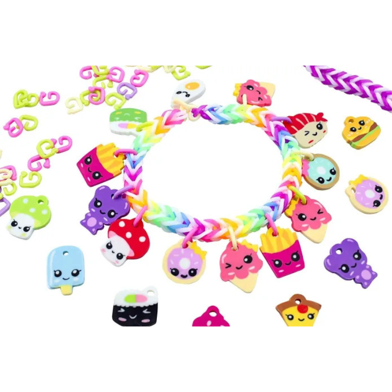 CDL RAINBOW LOOM LOOMI-PALS FOOD BRACELET