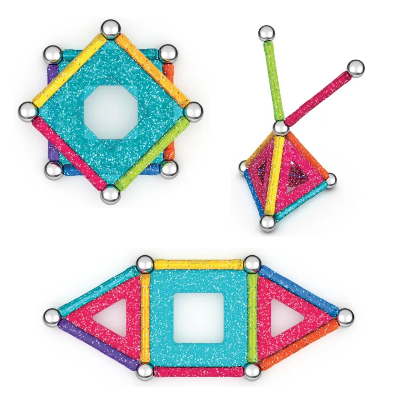 GEOMAG SET GLITTER 22-GREEN