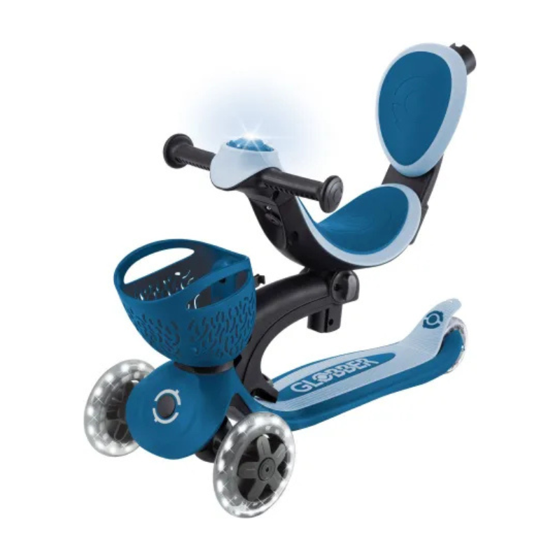 GLOBBER SCOOTER GO.UP BABY LIGHTS 360 DARK BLUE