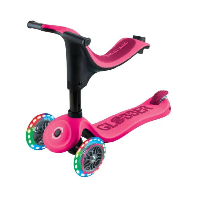 GLOBBER SCOOTER GO.UP SPORTY LIGHTS FUCHSIA