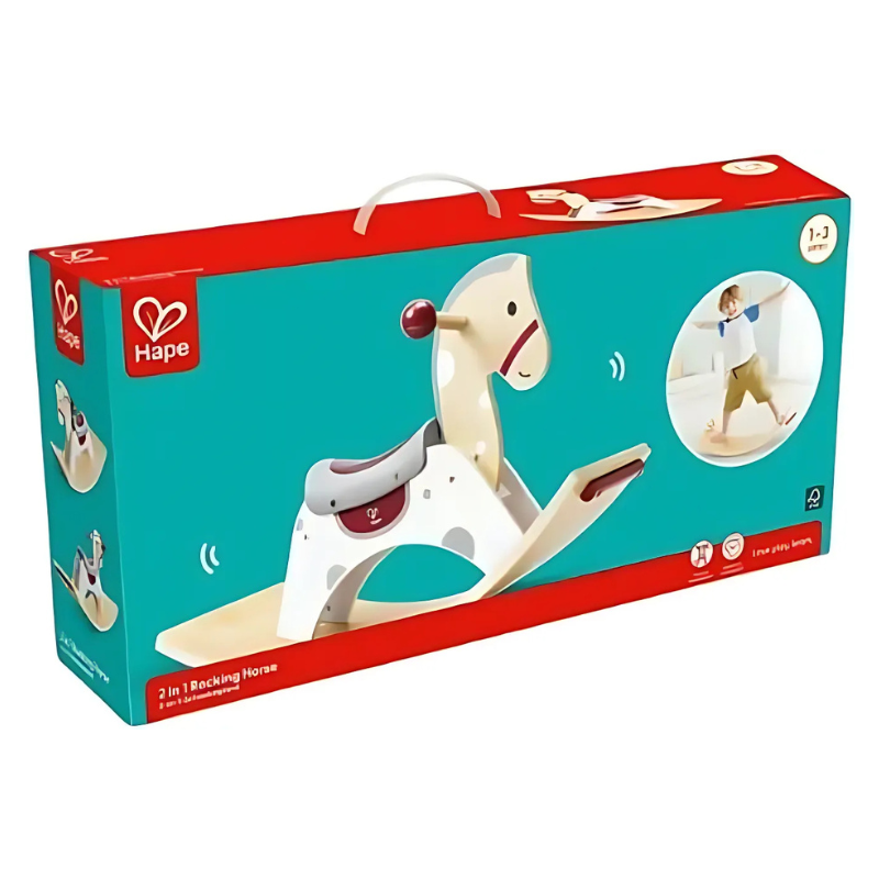 HAPE EARLY EXPLORER ΞΥΛ.ΚΟΥΝΙΣΤΟ ΑΛΟΓΑΚΙ 2 IN 1