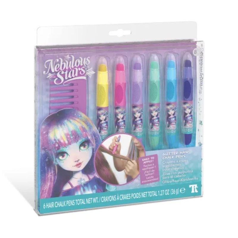 TWT NEBULOUS STARS GLITTER HAIR CHALK PENS