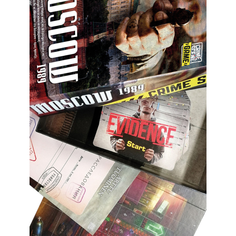 BOARD GAME CRIME SCENE MOSCOW 1989