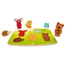 HAPE HAPPY PUZZLES ΞΥΛ.ΠΑΖΛ ΑΓΡΙΑ ΖΩΑ FOREST PUZZLE