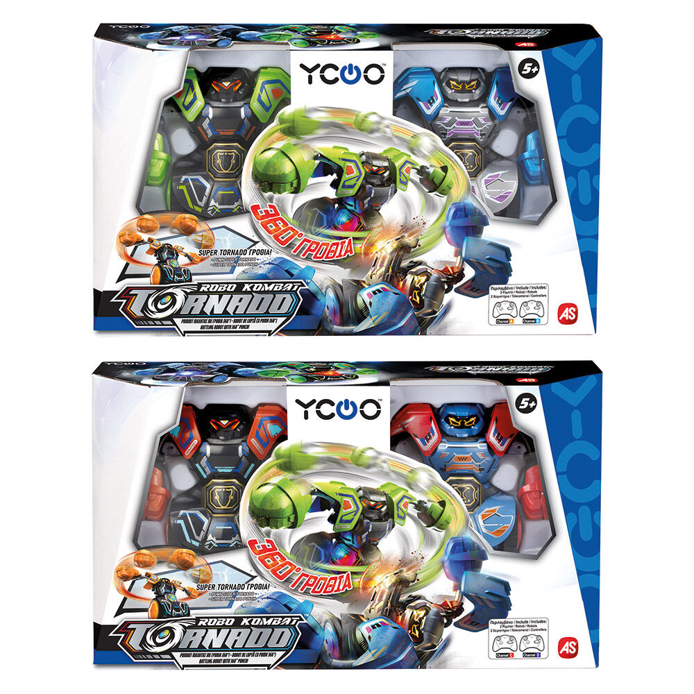 ΤΗΛΕΚΑΤΕΥΘΥΝΟΜΕΝΑ ΡΟΜΠΟΤ ΣΕΤ 2 - ROBO KOMBAT 360Ο TORNADO ASSORTMENT