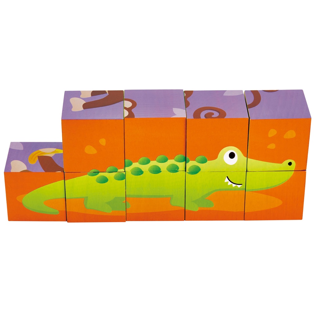 HAPE HAPPY PUZZLES ΞΥΛ.ΠΑΖΛ ΚΥΒΟΙ ΖΩΑΚΙΑ ΖΟΥΓΚΛΑΣ