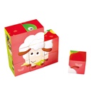 HAPE HAPPY PUZZLES ΞΥΛ.ΠΑΖΛ ΚΥΒΟΙ ΖΩΑΚΙΑ ΦΑΡΜΑΣ