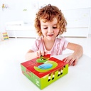 HAPE HAPPY PUZZLES ΞΥΛ.ΠΑΖΛ ΚΥΒΟΙ ΖΩΑΚΙΑ ΦΑΡΜΑΣ
