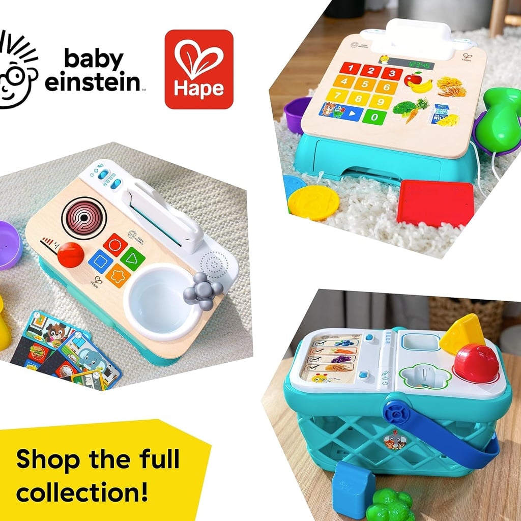HAPE Kids II WOODEN MAGIC TOUCH CASH REGISTER