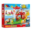MOLTO FIRE STATION + 10 BLOCKS + 1 CAR