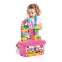 MOLTO BOX WITH 35 BLOCKS PINK 
