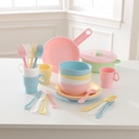 KIDKRAFT 27PCS COOCKWARE SET - PASTEL (63027)