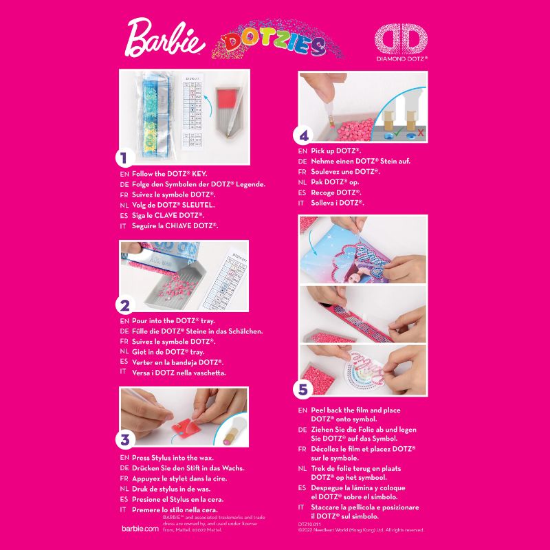 DIAMOND DOTZ BARBIE ACTIVITY SET